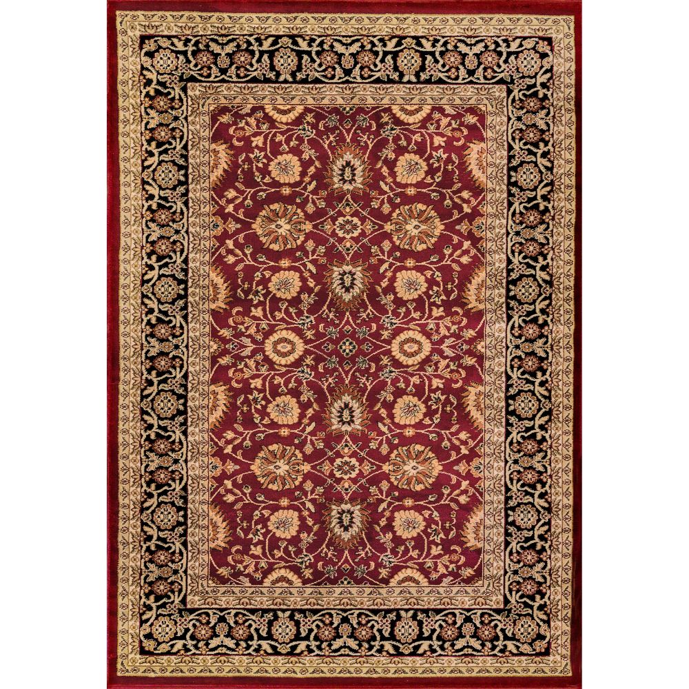Dynamic Rugs 2803-390 Yazd 5.3 Ft. X 7.7 Ft. Rectangle Rug in Red/Black